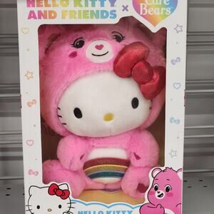 Hello Kitty Dressed As Cheer Bear Care Bears 9" Size Brand New in Box Halloween